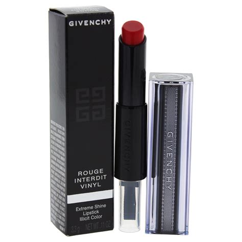 givenchy vinyl|givenchy rouge interdit lipstick.